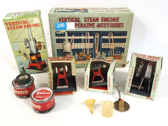 Linemar vertical steam engine