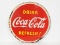 Coca Cola lollipop sign