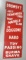 Burma Shave road sign set