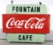 Coca Cola Fountain Café sign