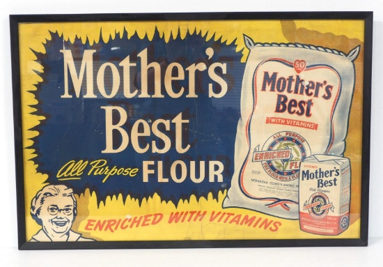 Mothers Best Flour sign