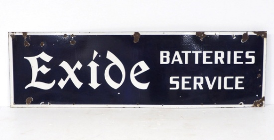 Exide Batteries & Service sign