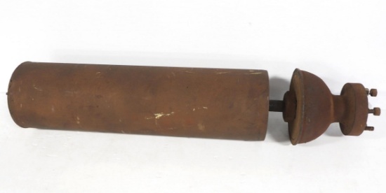 53"H brass steam whistle