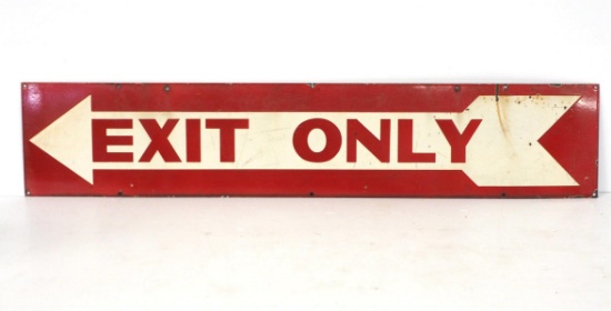 Exit Only sign