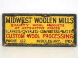 Midwest Woolen Mills sign