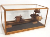 1960's wooden lathe model