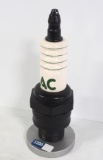 AC Spark Plugs porcelain display