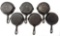 (6) Griswold No.3 Skillets