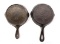 (2) Cast iron skillets