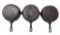 (3) Griswold No.6 Skillets