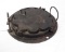 Heart-shaped cast iron waffle iron