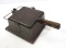 Wagner cast iron square waffle iron