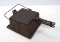 Wagner square cast iron waffle iron