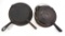 (2) Cast iron waffle irons