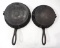(2) Orr Painter & Co. waffle irons