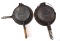 (2) Griswold cast iron waffle irons
