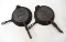 (2) Cast iron waffle irons