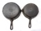 (2) Griswold cast iron skillets