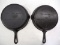 (2) Victor No.9 cast iron Skillets