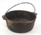 Cast iron flat bottom kettle marked