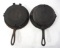 (2) Cast iron waffle irons