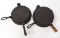 (2) Stover waffle irons: No.8 / No.9