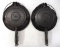 (2) Cast iron waffle irons