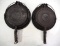 (2) Montgomery Ward's waffle irons