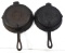(2) Cast iron waffle irons