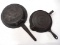 (2) Cast iron waffle irons
