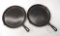 (2) Griswold No.109 Skillet Griddle