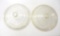 (2) Griswold glass Skillet Covers