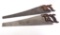 (2) Winchester hand saws