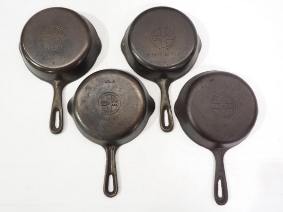 (4) Griswold No.4 Skillets