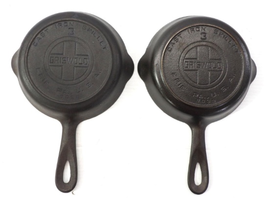 (2) Griswold No. Skillets