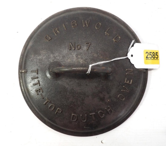 Griswold No.7 Tite-Top Dutch Oven lid