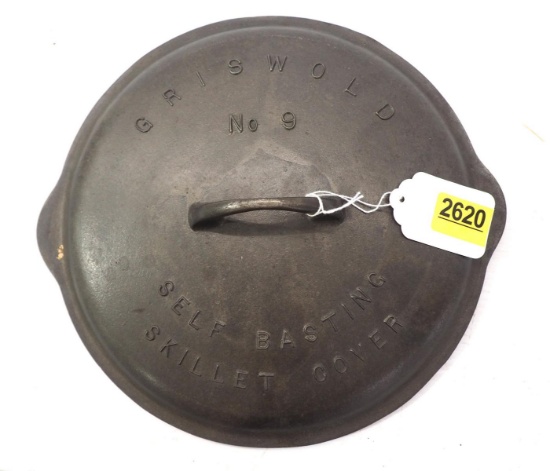 Griswold No.9 Self-Basting skillet cover