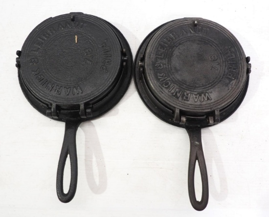 (2) Warnick & Leibrandt waffle irons