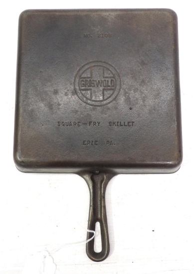 Griswold  No.2108 Square Fry Skillet