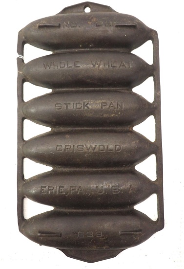 Griswold No.28 Whole Wheat Stick Pan