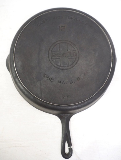 Griswold cast iron No.12 Skillet