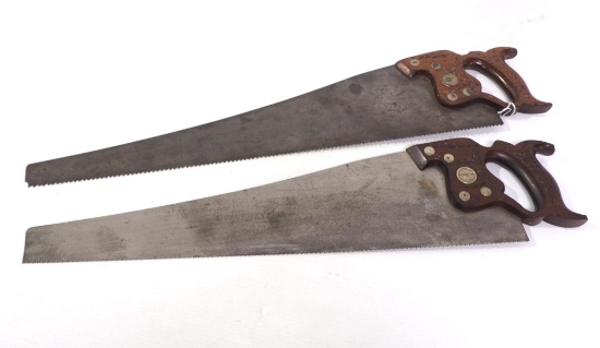 (2) Winchester hand saws