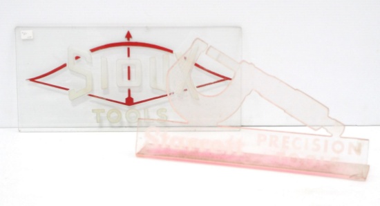 (2) Tool Advertising Displays