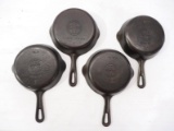 (4) Griswold No.4 Skillets