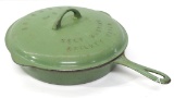 Griswold #9 cast iron skillet & lid