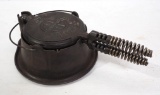 Griswold No.7 cast iron waffle iron