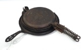 Griswold No.9 cast iron waffle iron