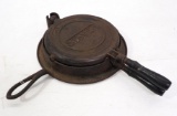 Stover No.8 cast iron waffle iron