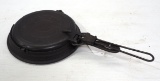 No.8-9 unmarked cast iron waffle iron