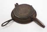 E.C. Simmons cast iron waffle iron
